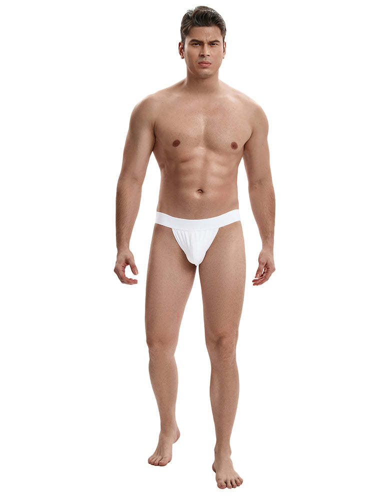 BLACKRISS™Cool and Breathable Mid Waist Men's Thong - White-Blackriss