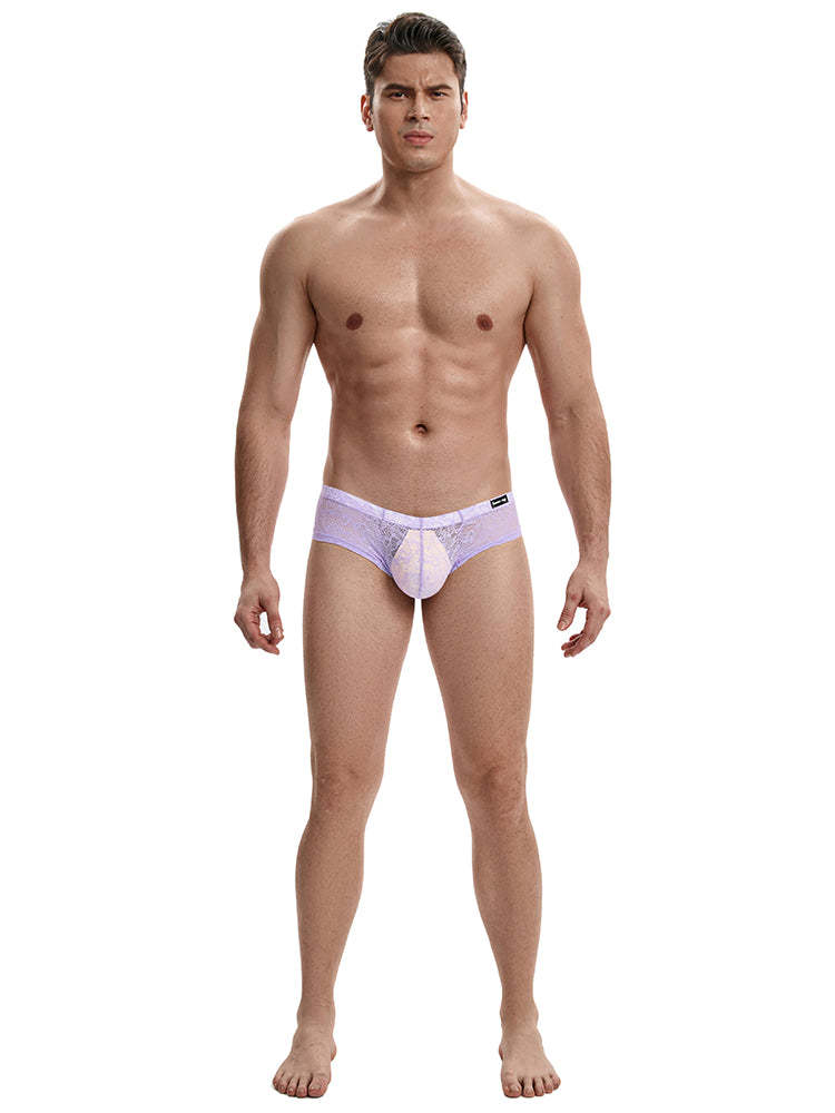 BLACKRISS™Men's Lace Shorts Briefs - Purple-Blackriss