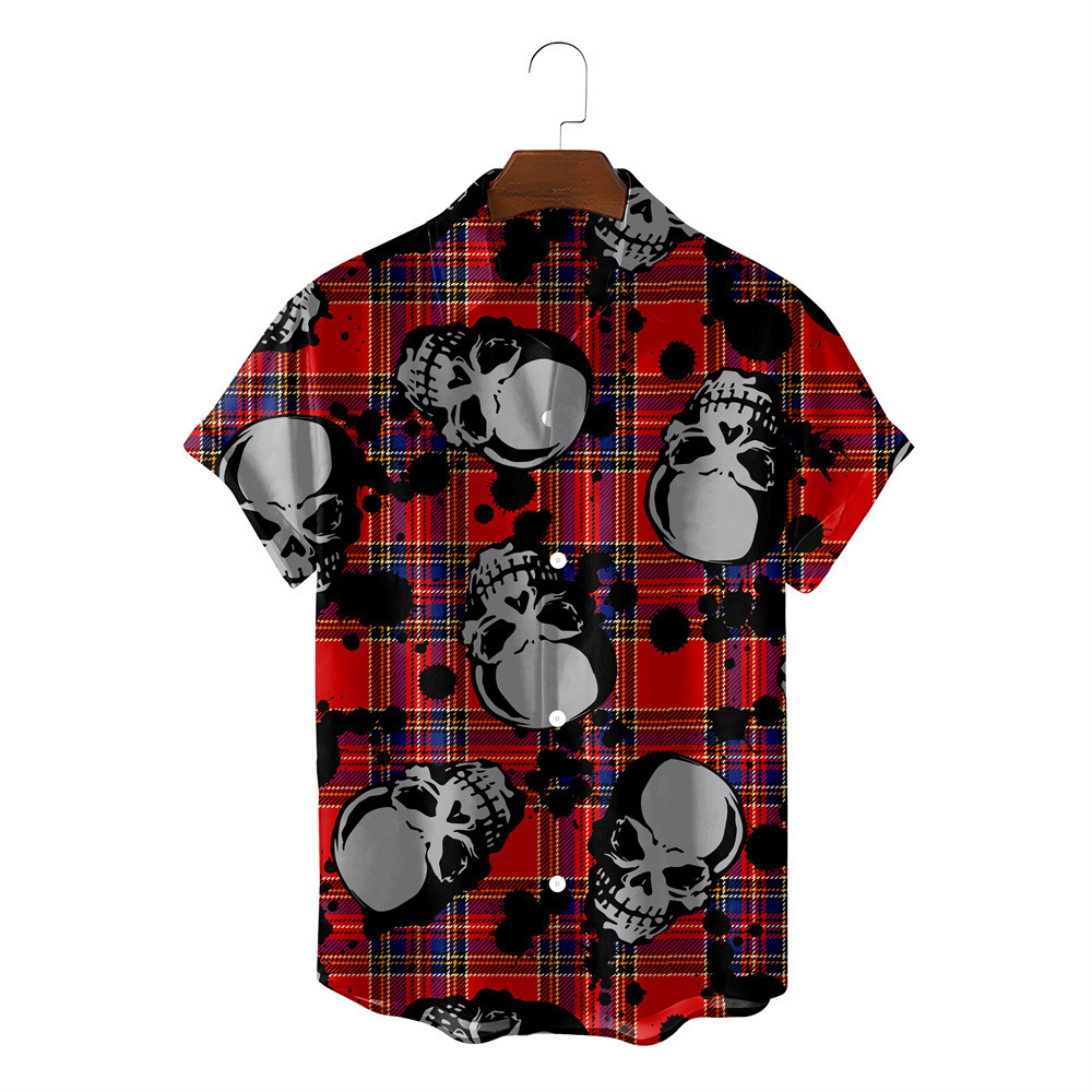 BLACKRISS™Hawaiian Skull Shirt-Blackriss