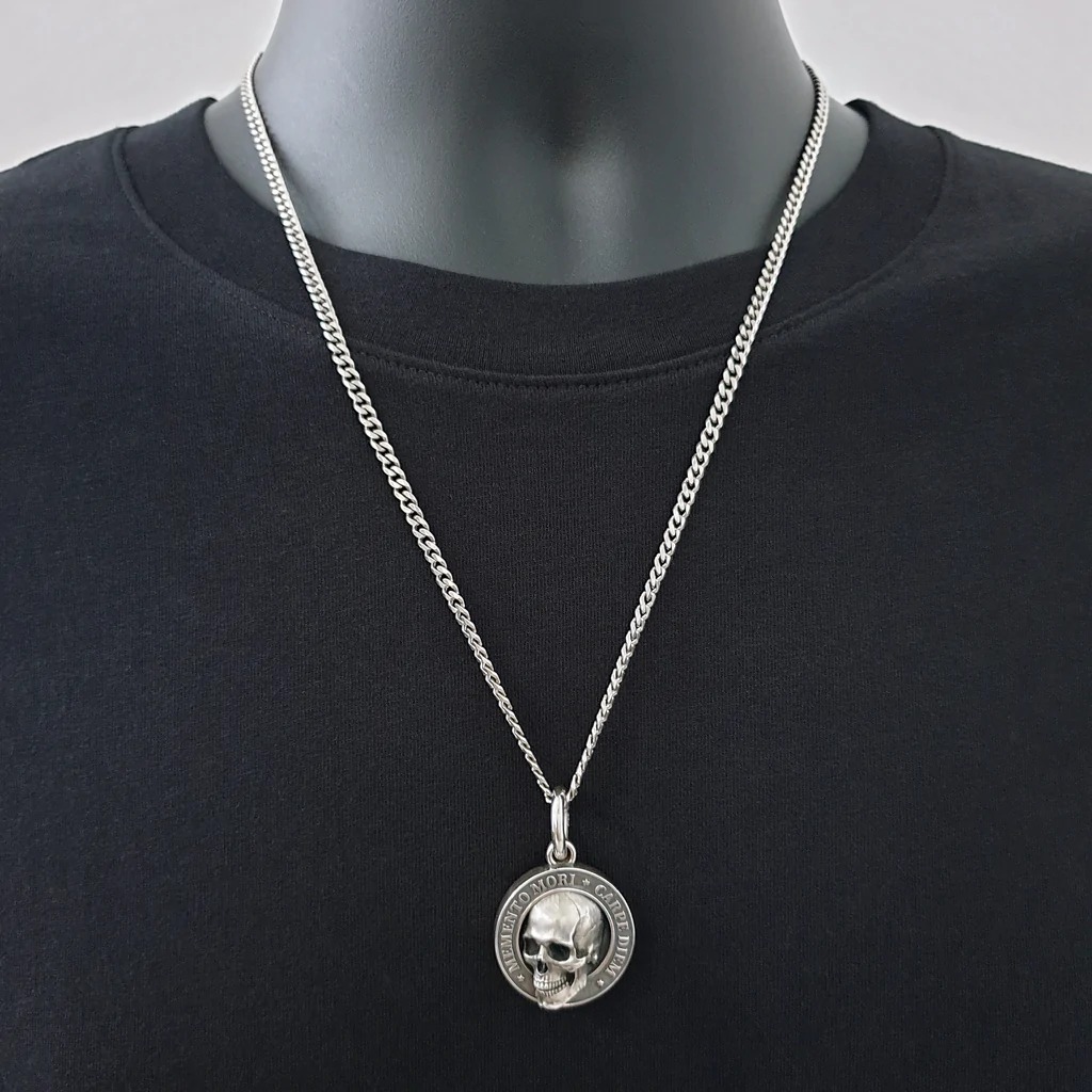 BLACKRISS™🍀Memento Mori Skull Pendant-Blackriss