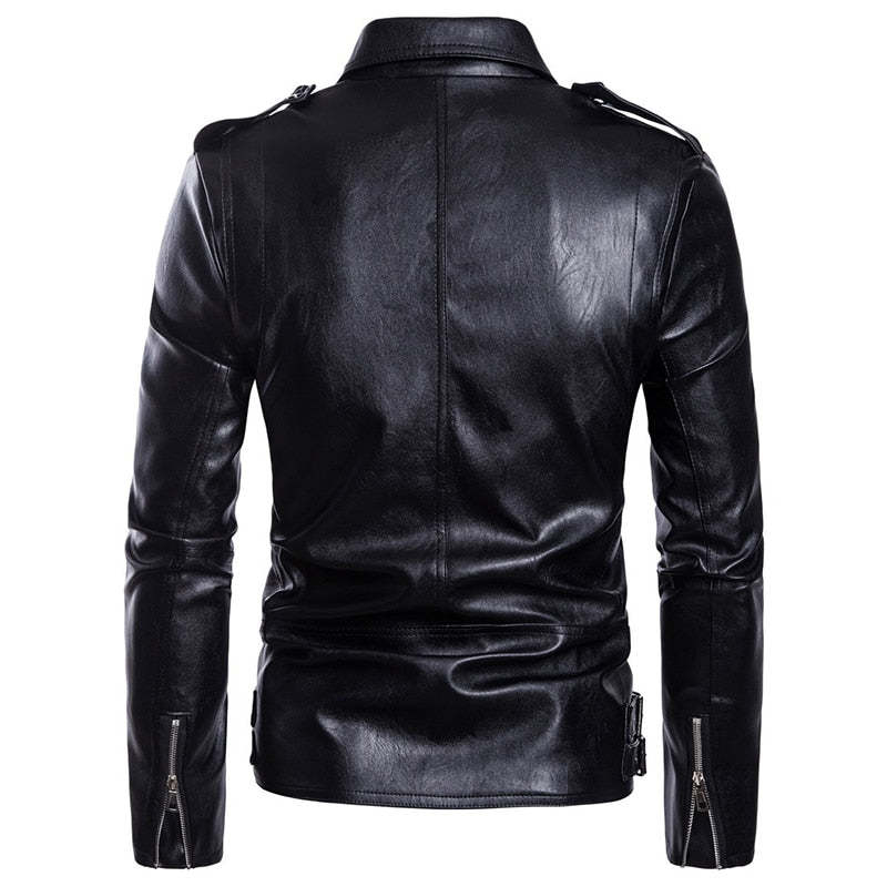 Blackriss™Men's Leather Jacket-Blackriss