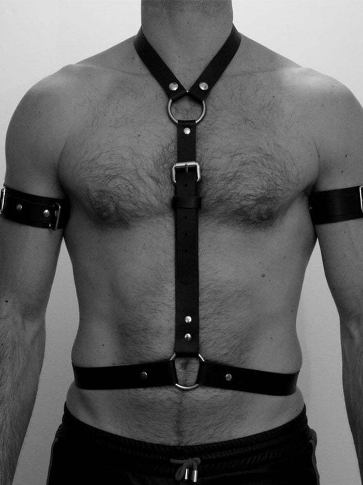 BLACKRISS™Men's Harness Arm Strap Set - Black-Blackriss