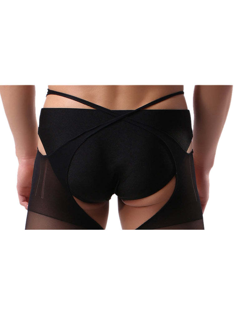 BLACKRISS™Men's Hollow Stockings Ultra Thin Pantyhose-Blackriss