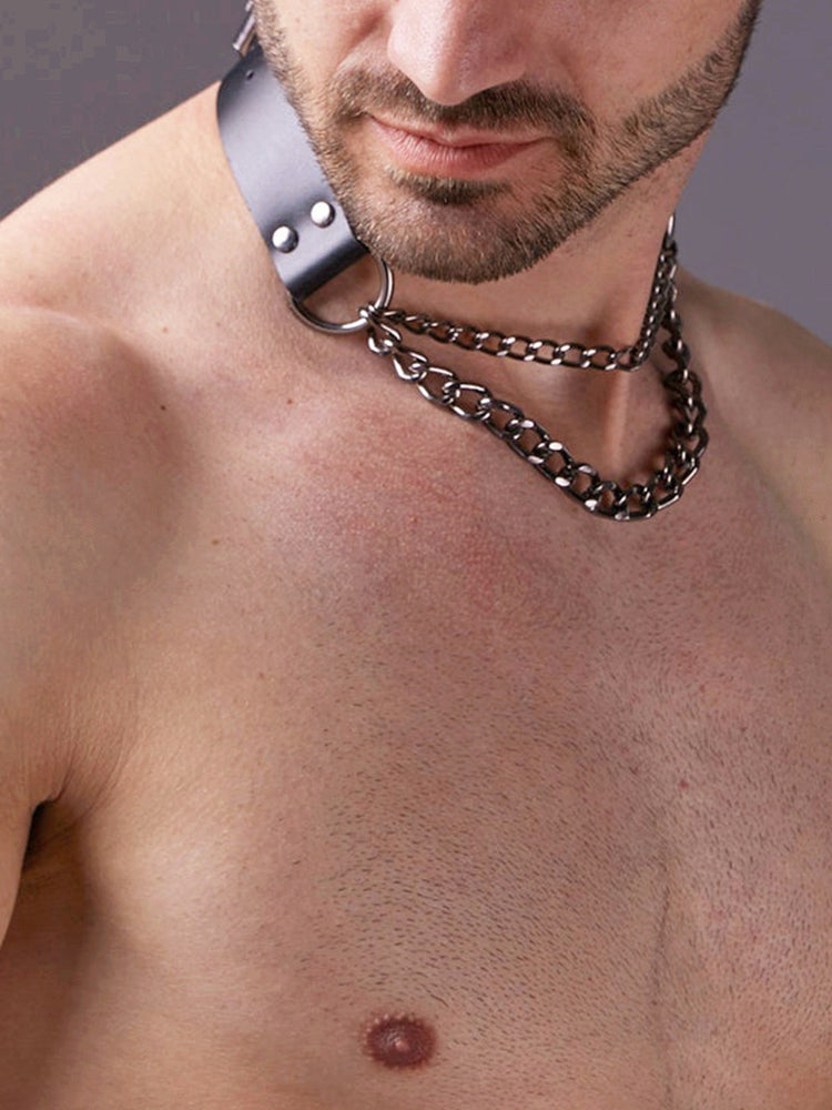 BLACKRISS™Punk Chain Fashion Collar Choker Necklace-Blackriss