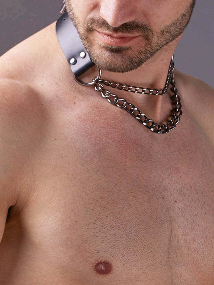 BLACKRISS™Punk Chain Fashion Collar Choker Necklace-Blackriss