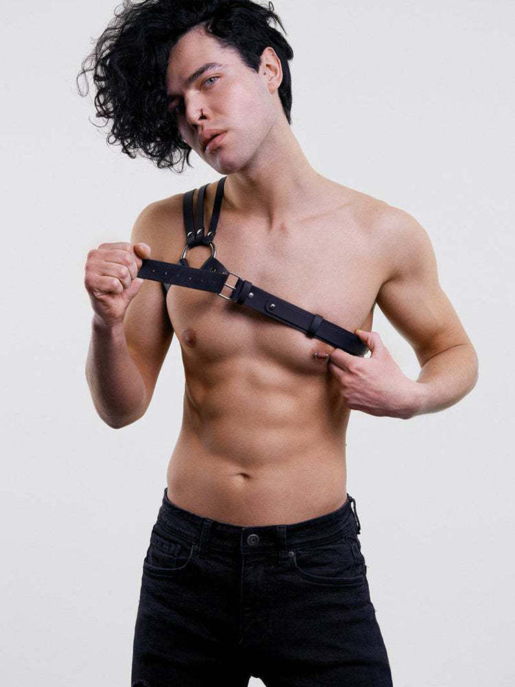 BLACKRISS™Punk Multi-Strap Gladiator Harness - Black-Blackriss
