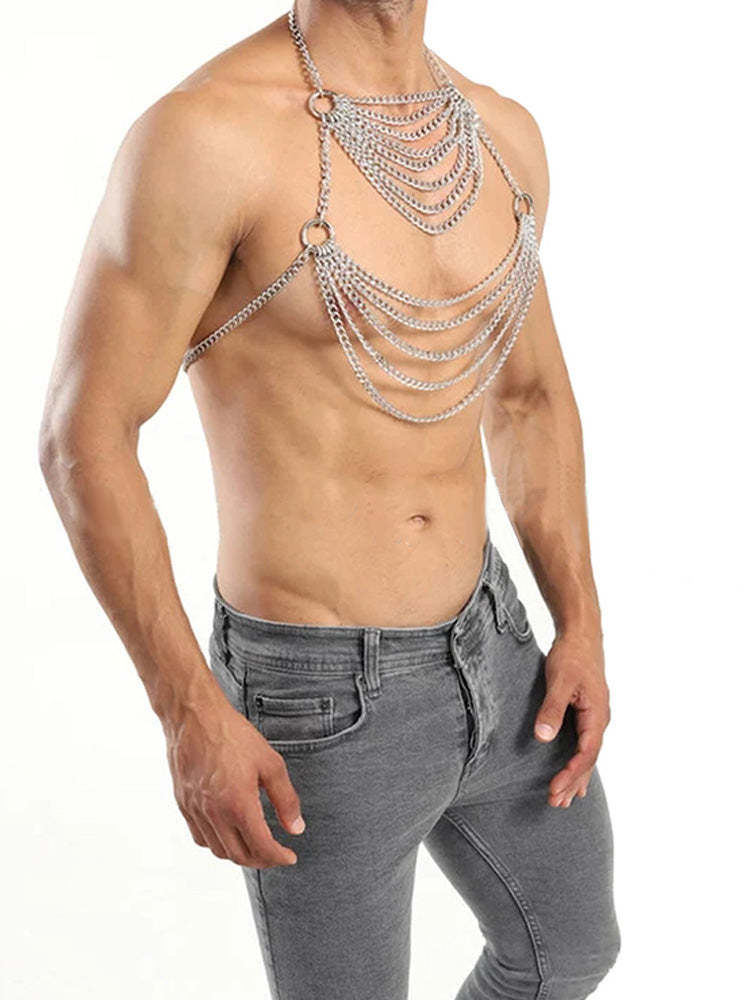 BLACKRISS™Men's Stainless Steel Restraint Chain-Blackriss