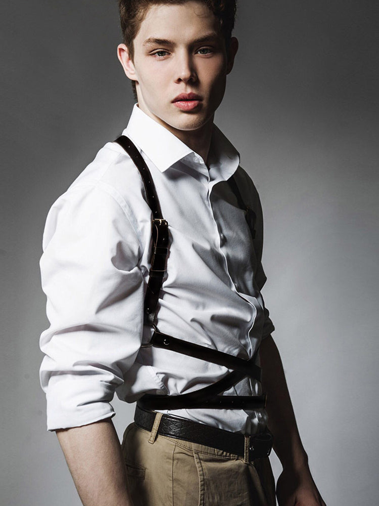 BLACKRISS™Punk Multi-Strap Body Harness Belt - Black-Blackriss