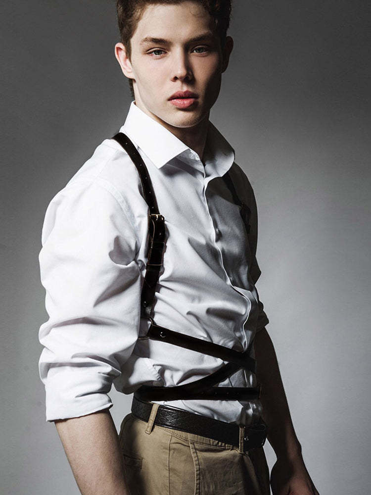 BLACKRISS™Punk Multi-Strap Body Harness Belt - Black-Blackriss