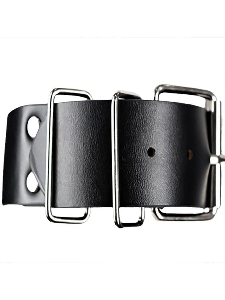 BLACKRISS™Men's Adjustable Erotic Collar Choker - Black-Blackriss