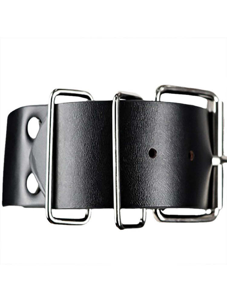 BLACKRISS™Men's Adjustable Erotic Collar Choker - Black-Blackriss