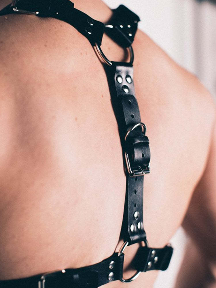 BLACKRISS™Mens Chest Harness Sexy Belts - Black-Blackriss