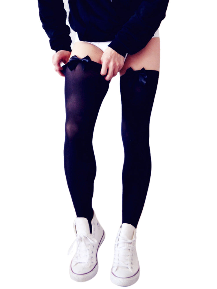 BLACKRISS™Cute Velvet Bow Stockings-Blackriss