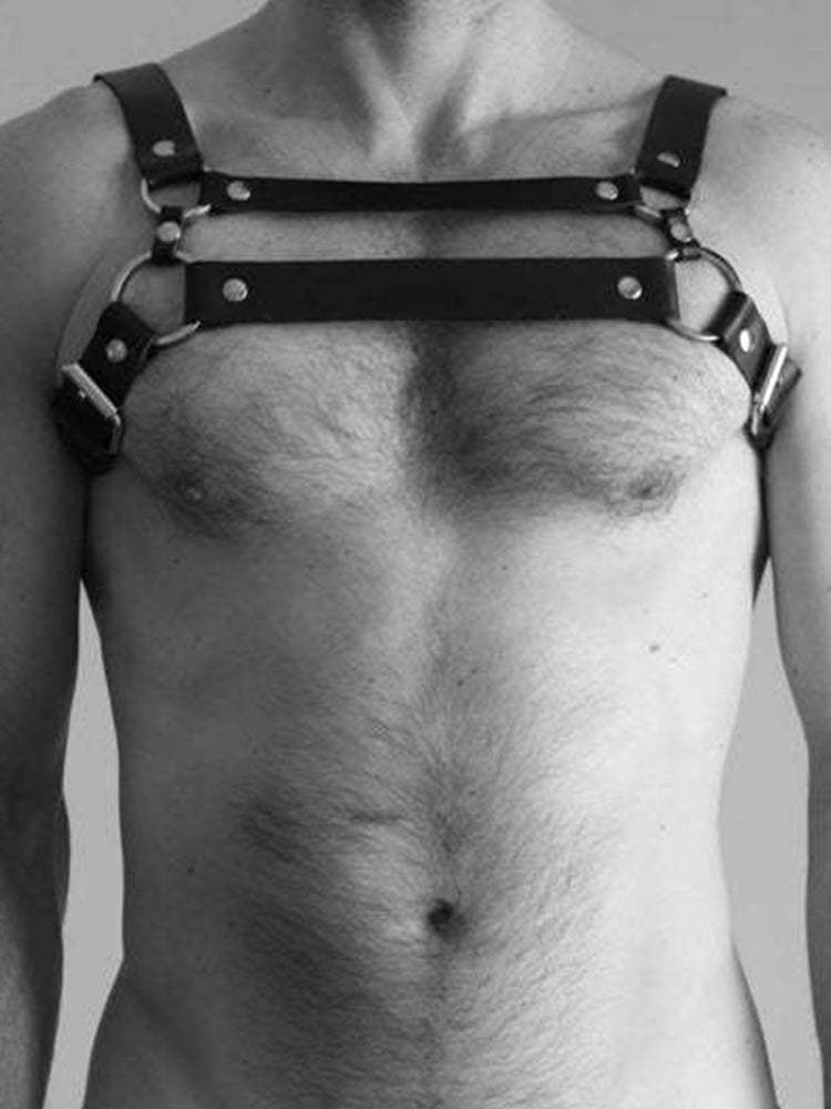 BLACKRISS™Men's Shoulder Strap Chest Strap - Black-Blackriss