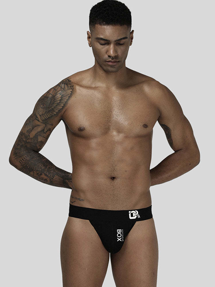 BLACKRISS™Men's Solid Color Cotton Sexy Thong-Blackriss