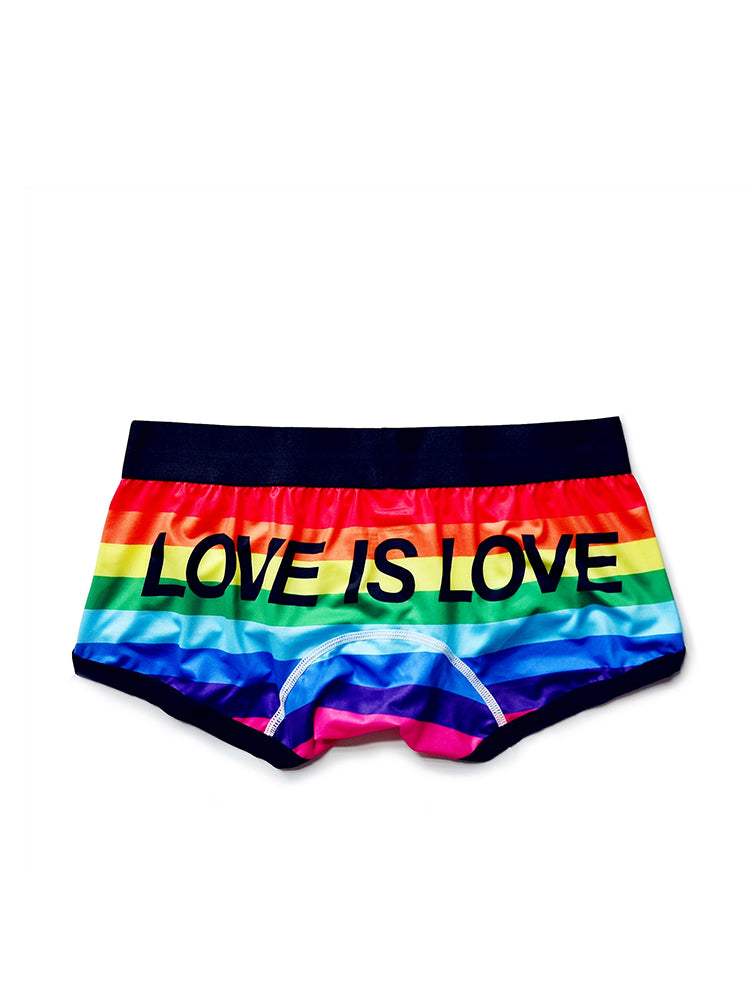 BLACKRISS™Quick Dry Sexy Rainbow Stripe Boxer Briefs-Blackriss