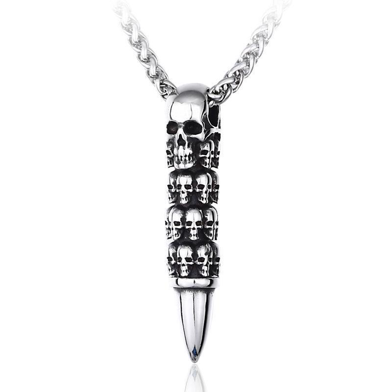 BLACKRISS™Stainless Steel Skull Pendant-Blackriss