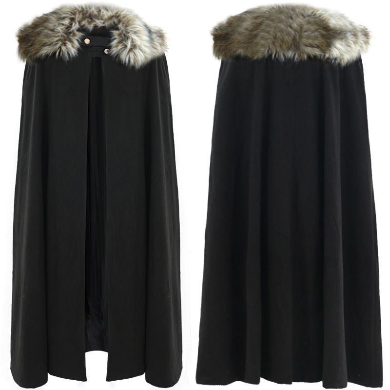 BLACKRISS™Men's woolen retro cape-Blackriss
