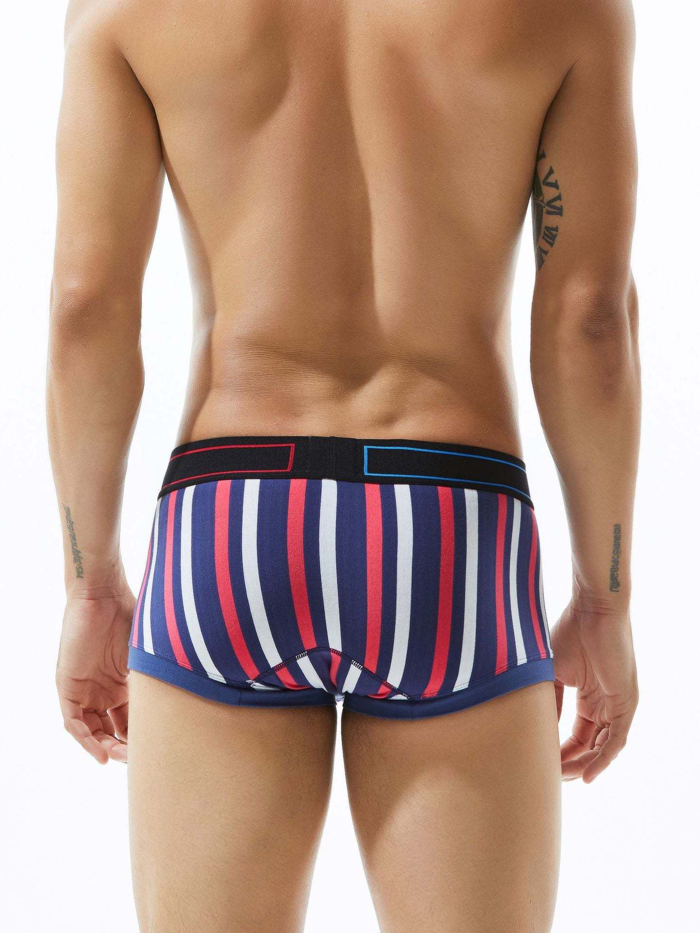 BLACKRISS™Fashion Vertical Stripes Men's Boxer Briefs-Blackriss