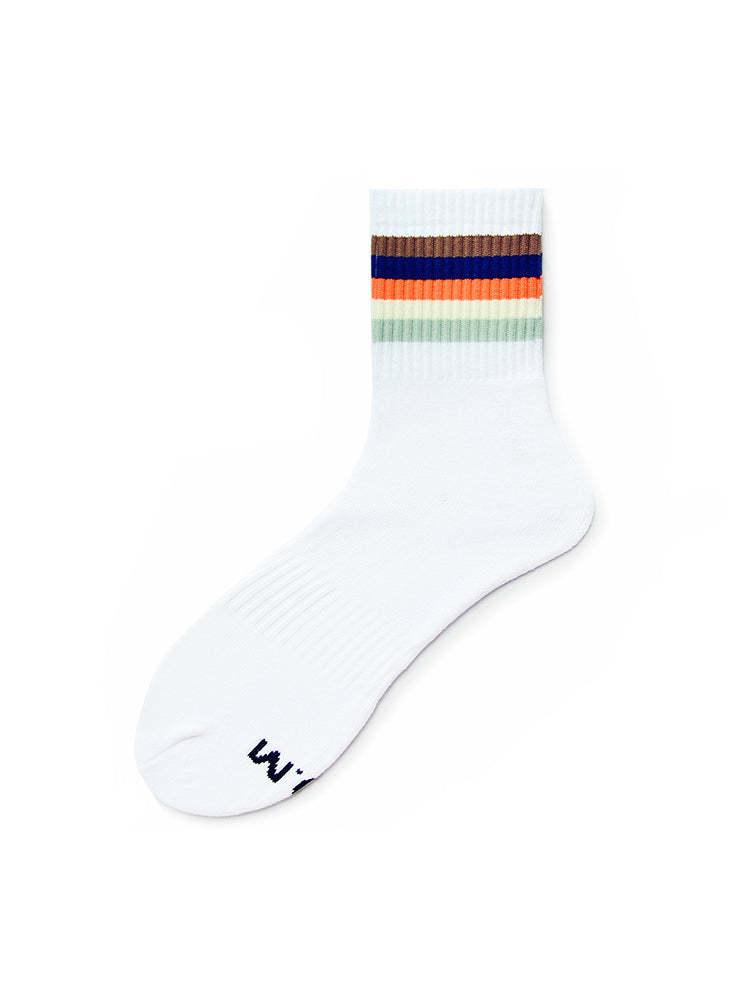 BLACKRISS™Rainbow Striped Sports Cotton Socks-Blackriss