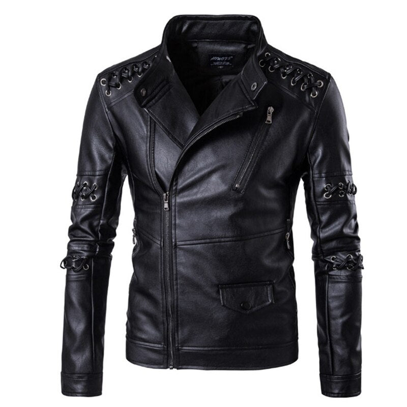 Blackriss™Men's Leather Jacket-Blackriss
