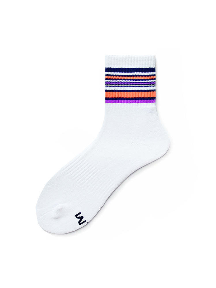 BLACKRISS™Rainbow Striped Sports Cotton Socks-Blackriss