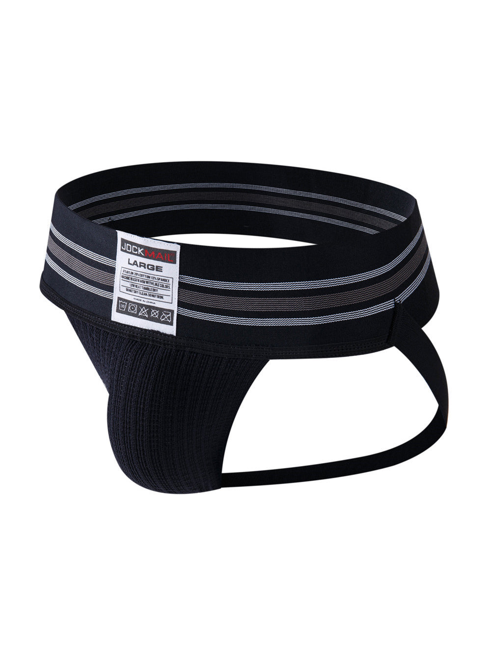 BLACKRISS™Wide Belt Breathable Elastic Big Pouch Bag Thong-Blackriss
