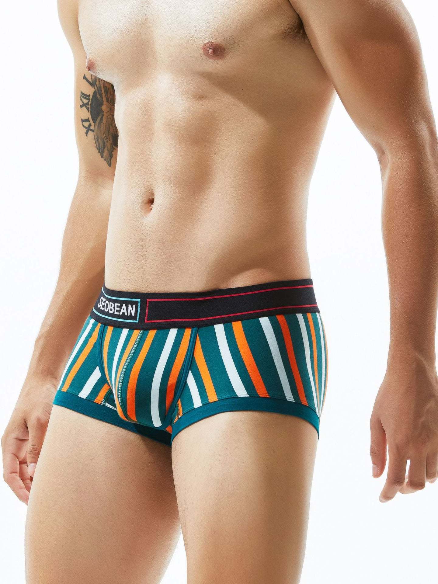 BLACKRISS™Fashion Vertical Stripes Men's Boxer Briefs-Blackriss