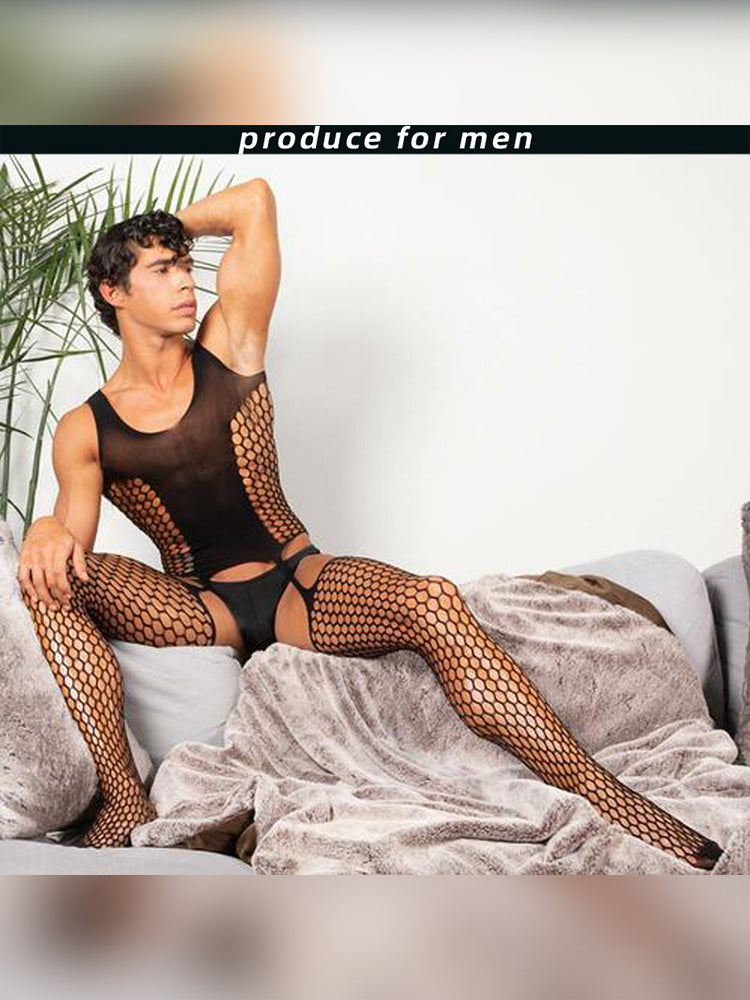 BLACKRISS™Men's Transparent High Elastic Pantyhose-Blackriss