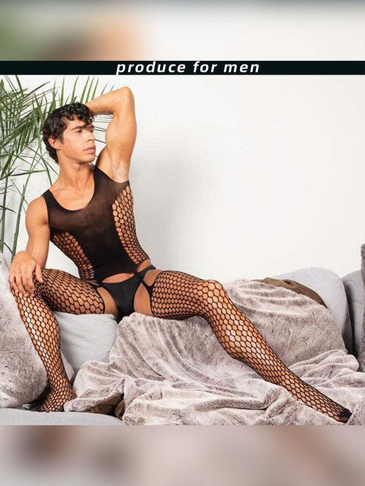 BLACKRISS™Men's Transparent High Elastic Pantyhose-Blackriss