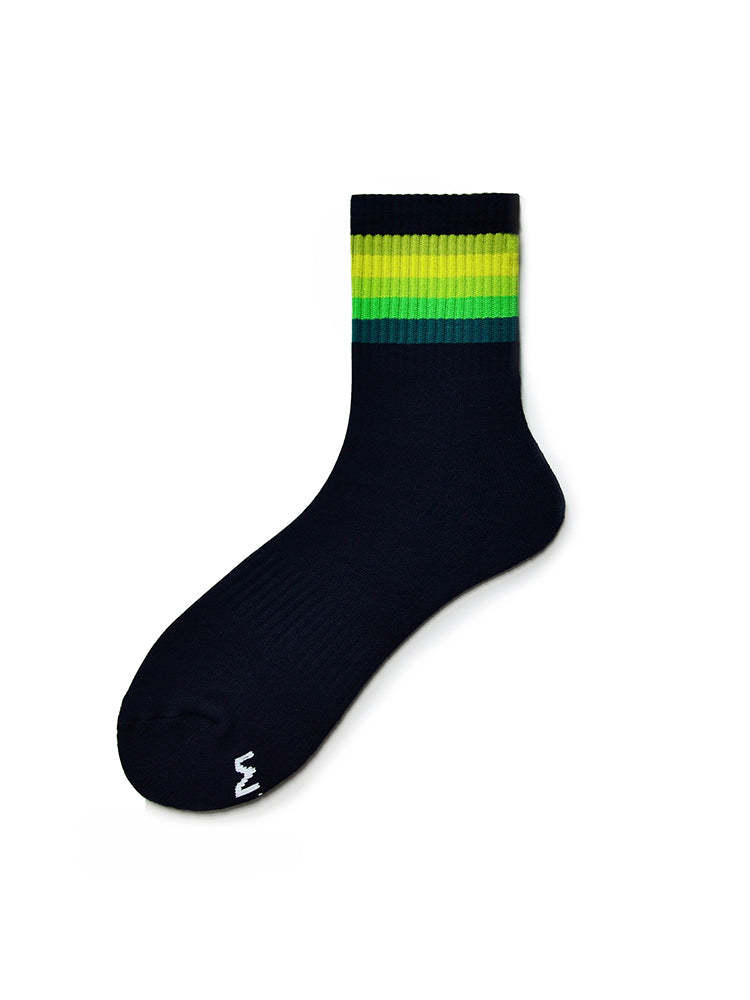BLACKRISS™Rainbow Striped Sports Cotton Socks-Blackriss