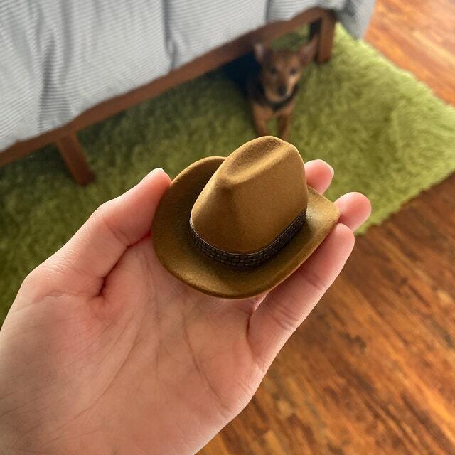 BLACKRISS™Cowboy/Cowgirl Hat jewellery gift/storage box-Blackriss