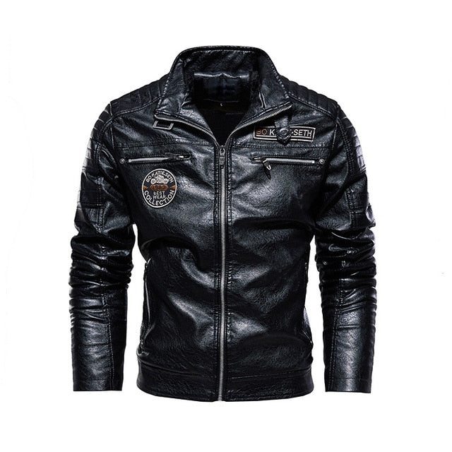 Blackriss™Men's Leather Jacket-Blackriss