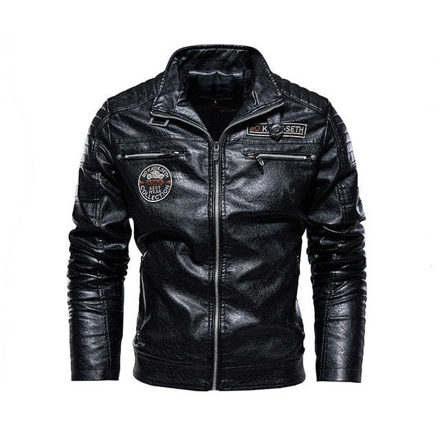 Blackriss™Men's Leather Jacket-Blackriss