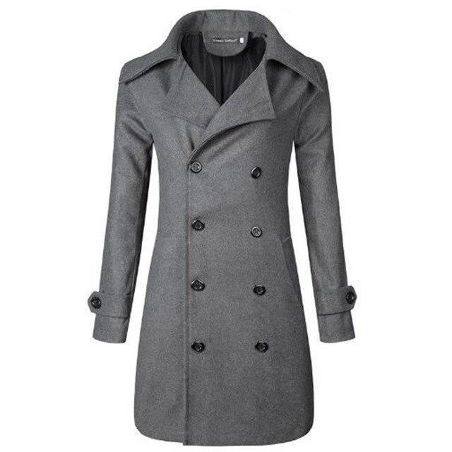 Blackriss™Men's Trench Coat-Blackriss