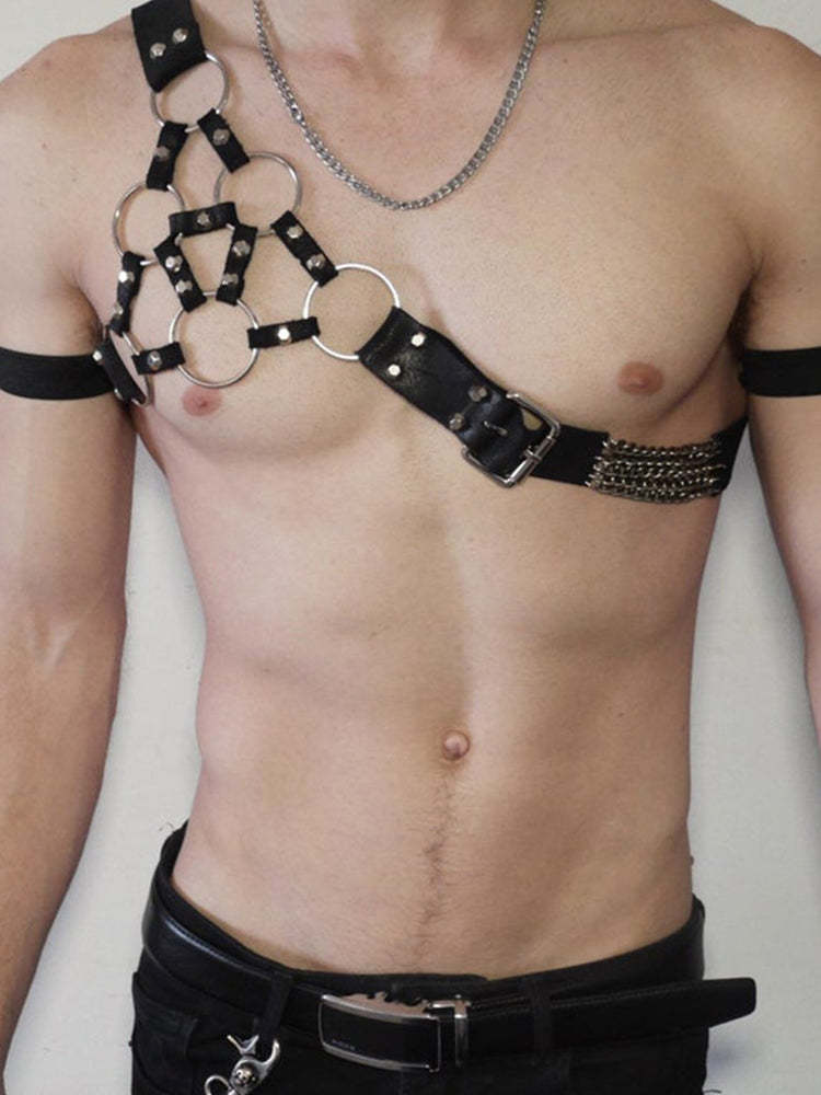 BLACKRISS™Leather Erotic Corset Harness-Blackriss