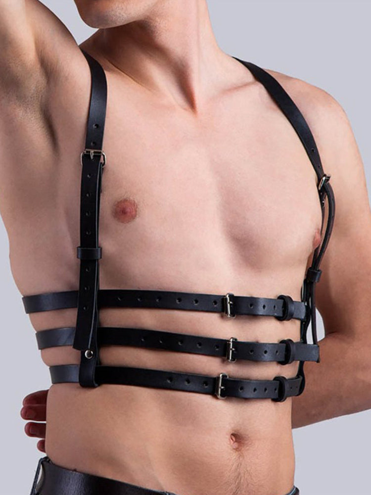BLACKRISS™Men's Body Harness - Black-Blackriss