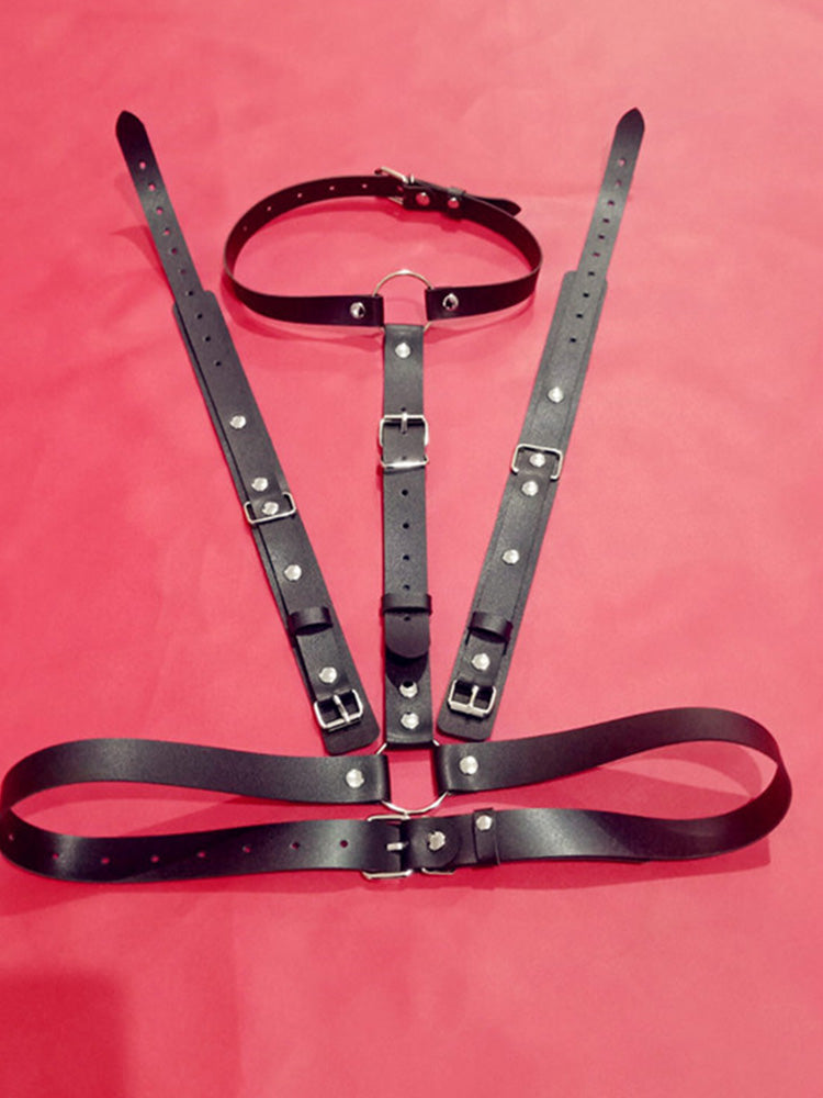 BLACKRISS™Men's Harness Arm Strap Set - Black-Blackriss