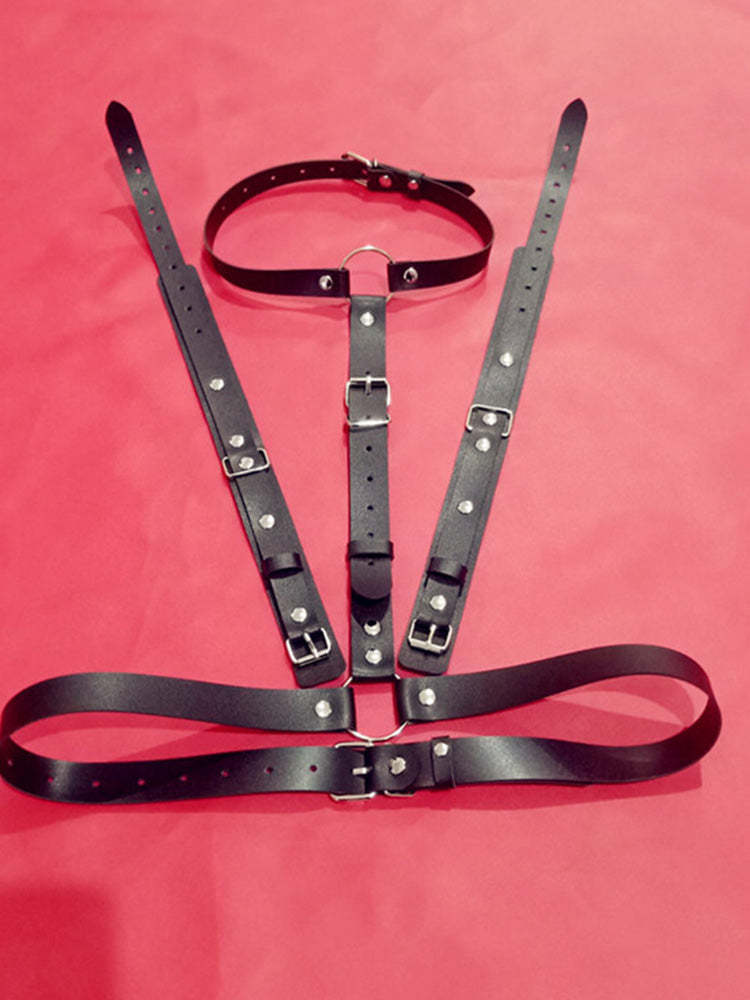 BLACKRISS™Men's Harness Arm Strap Set - Black-Blackriss