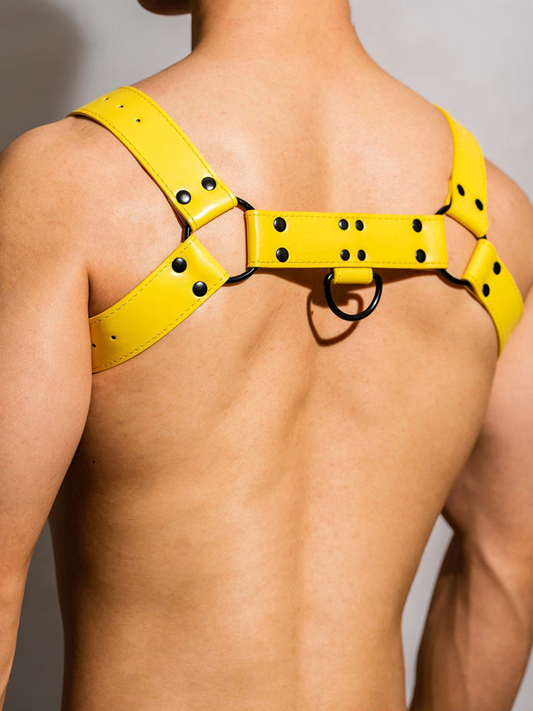 BLACKRISS™Pu Leather Adjustable Sexy Harness-Blackriss