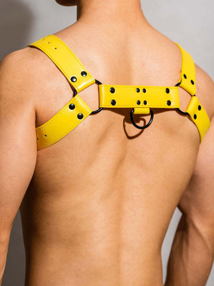 BLACKRISS™Pu Leather Adjustable Sexy Harness-Blackriss