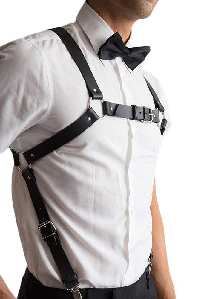 BLACKRISS™Mens Chest Harness - Black-Blackriss
