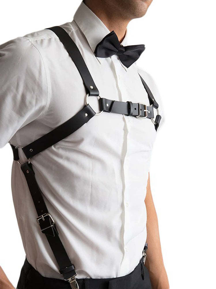 BLACKRISS™Mens Chest Harness - Black-Blackriss