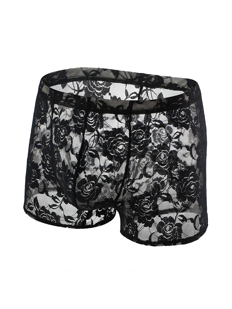 BLACKRISS™Lace Sexy Stretch Boxer-Blackriss