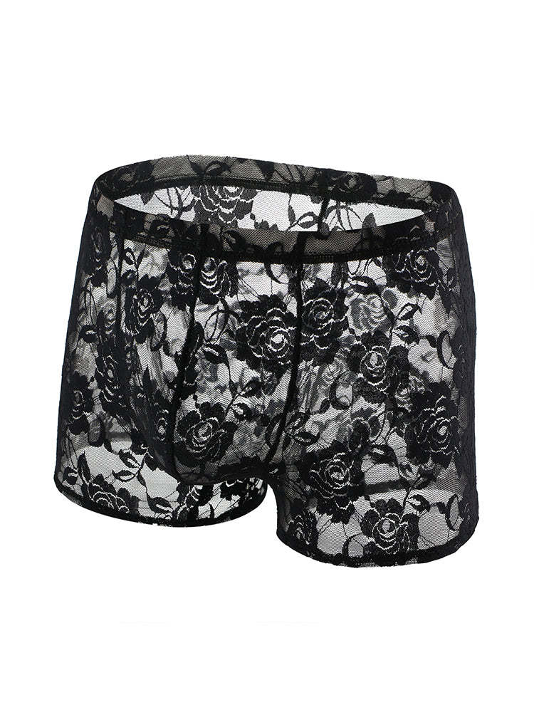 BLACKRISS™Lace Sexy Stretch Boxer-Blackriss