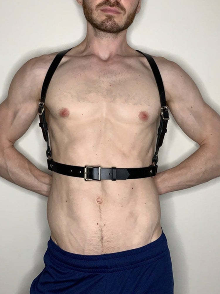 BLACKRISS™Trendy Punk Belt Harness - Black-Blackriss