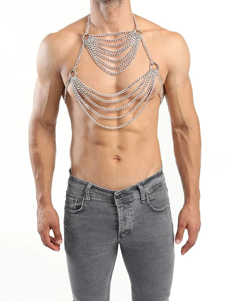 BLACKRISS™Men's Stainless Steel Restraint Chain-Blackriss