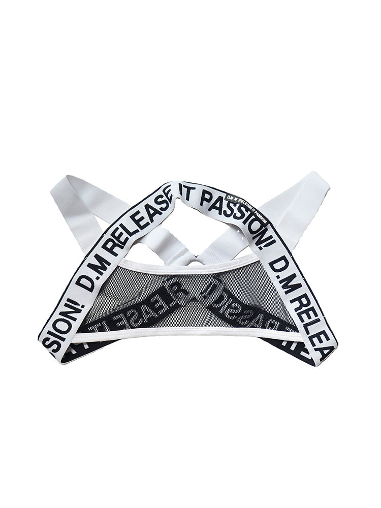 BLACKRISS™Men's Letter Sexy Elastic Shoulder Strap Harness-Blackriss