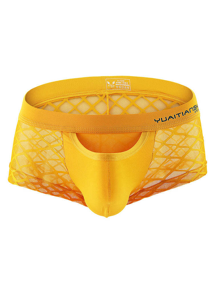 BLACKRISS™Breathable Lace Mid Waist Boxer Briefs-Blackriss