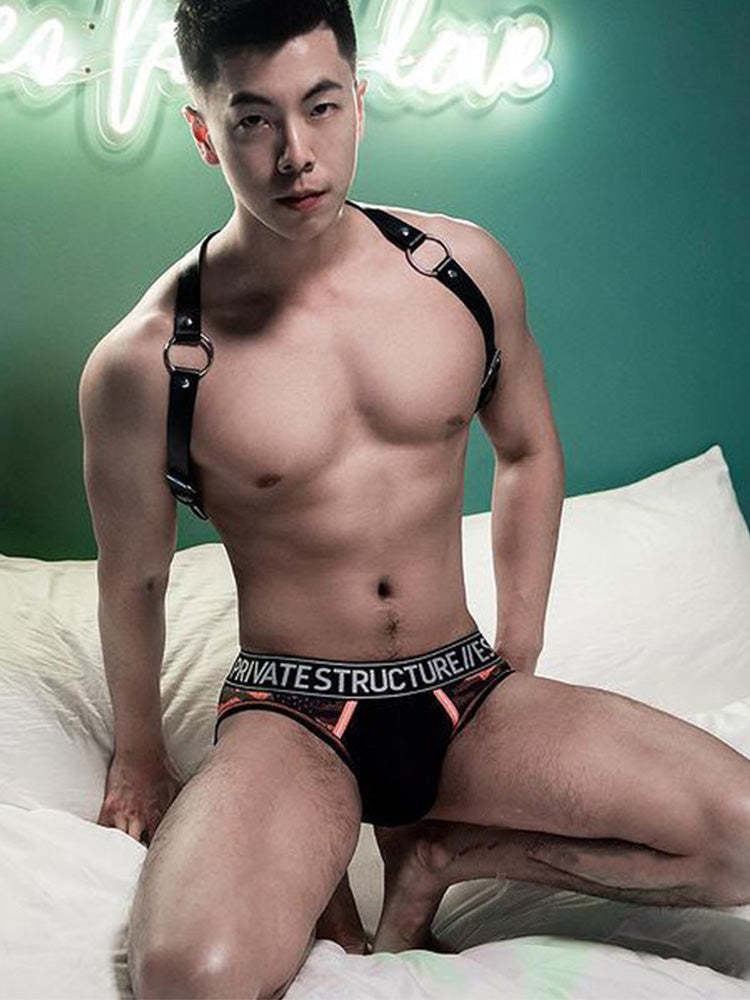 BLACKRISS™PU Leather Suspenders Shoulder Harness - Balck-Blackriss